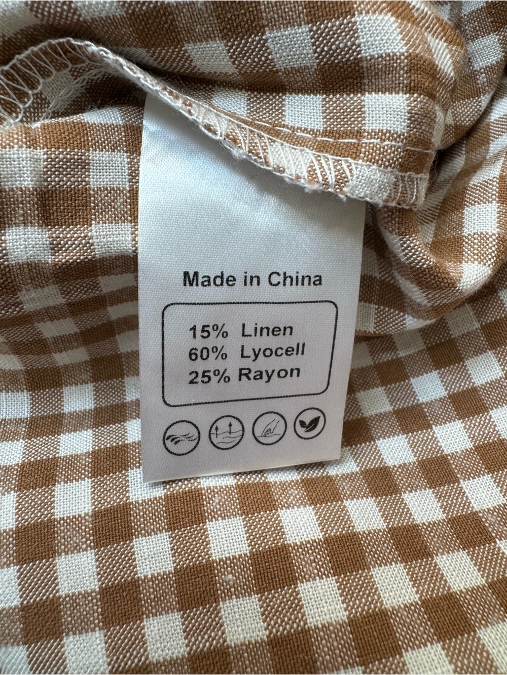 Tarse Gingham Check Wide Leg Crop Pants Women XL NWT Summer Picnic Beach Vacay - Picture 10 of 11